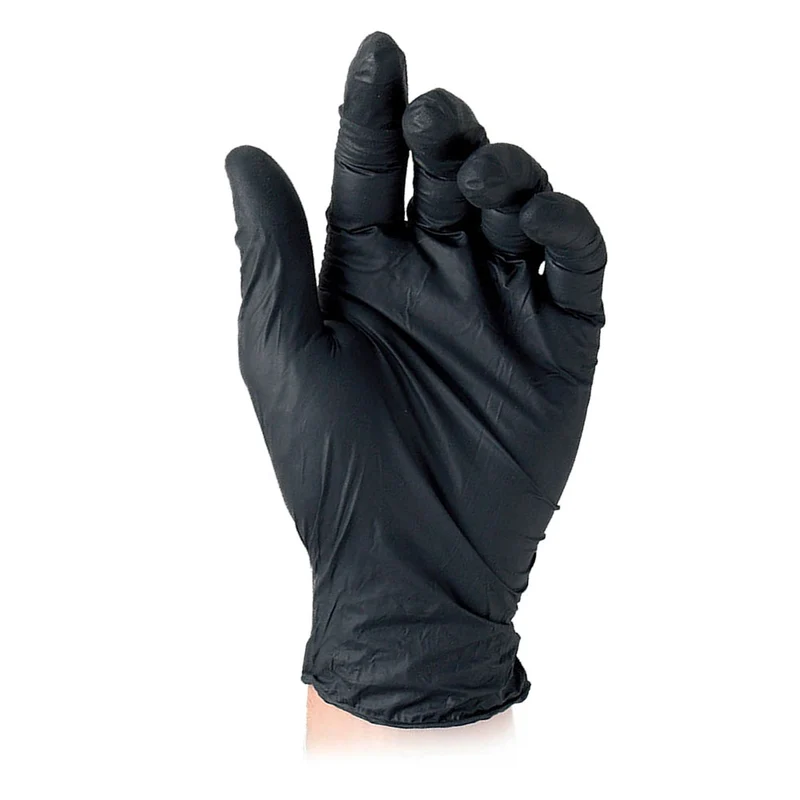 Guanti Nitrile Monouso 'Black Reflexx | Protezione Professionale Delle Mani Resistente