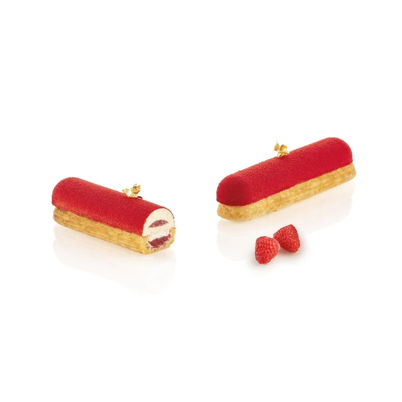 8 Forme - Kit Eclaire Stampo Dolci In Silicone