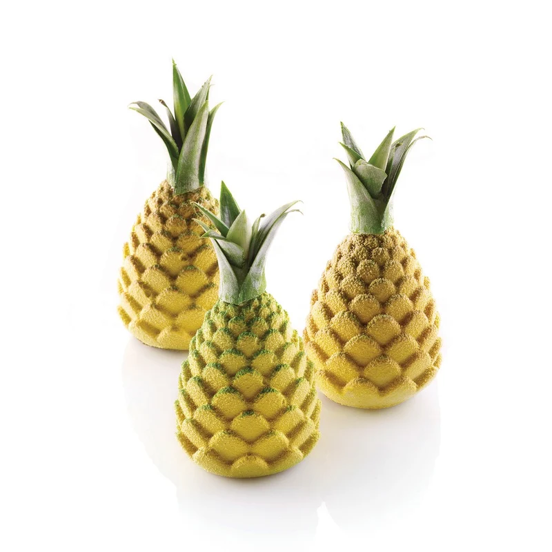 5 Forme - Foresta & Ananas 110 Stampo Dolci Frutta Realistica In Silicone
