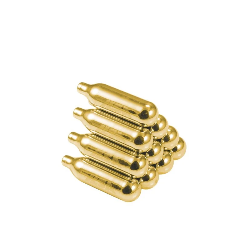 7.8g - Ricariche Sifone Soda CO2 In Carbon Steel - Set 10 Pz