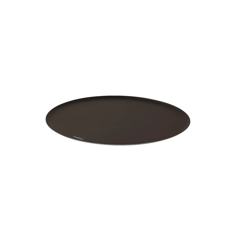 31 cm - Radici Vassoio Rotondo In Acciaio Inox
