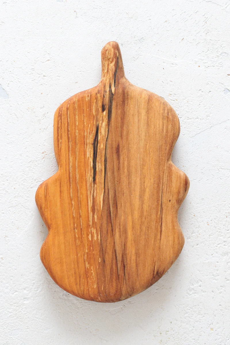 Tagliere in legno di ciliegio Foglia di Quercia