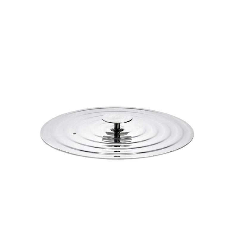 DE BUYER flacher Pfannendeckel aus Edelstahl für Pfannen 20-24 cm
