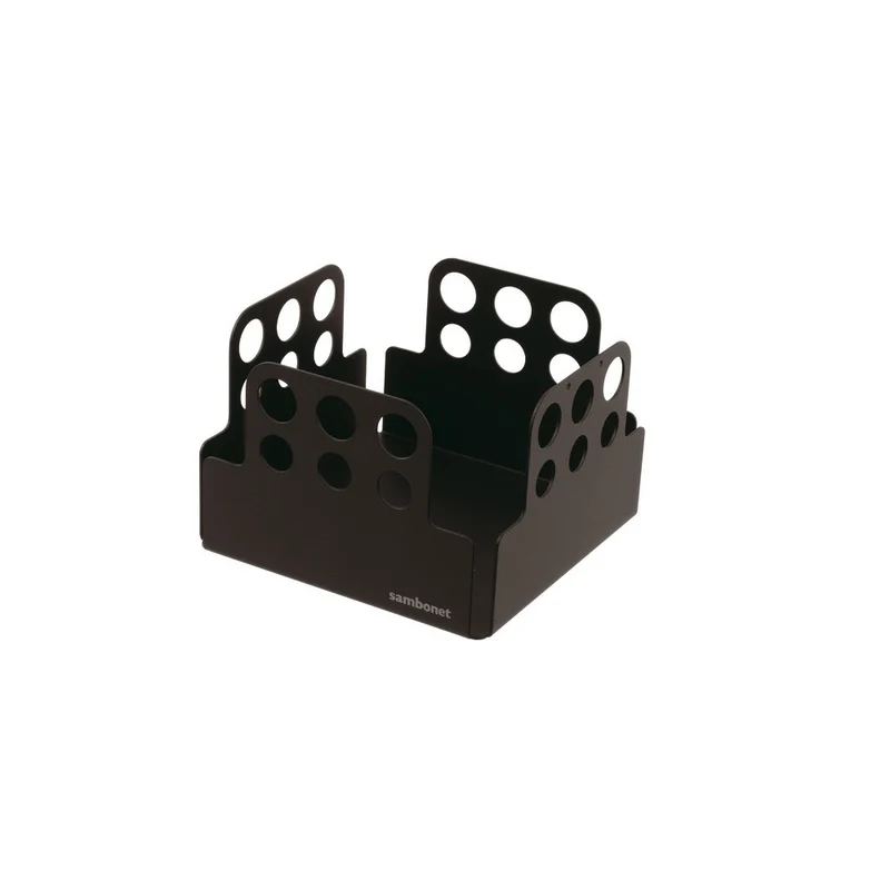 15.0x15.0 cm - Radici Porta Tovaglioli Cubico In Acciaio Inox