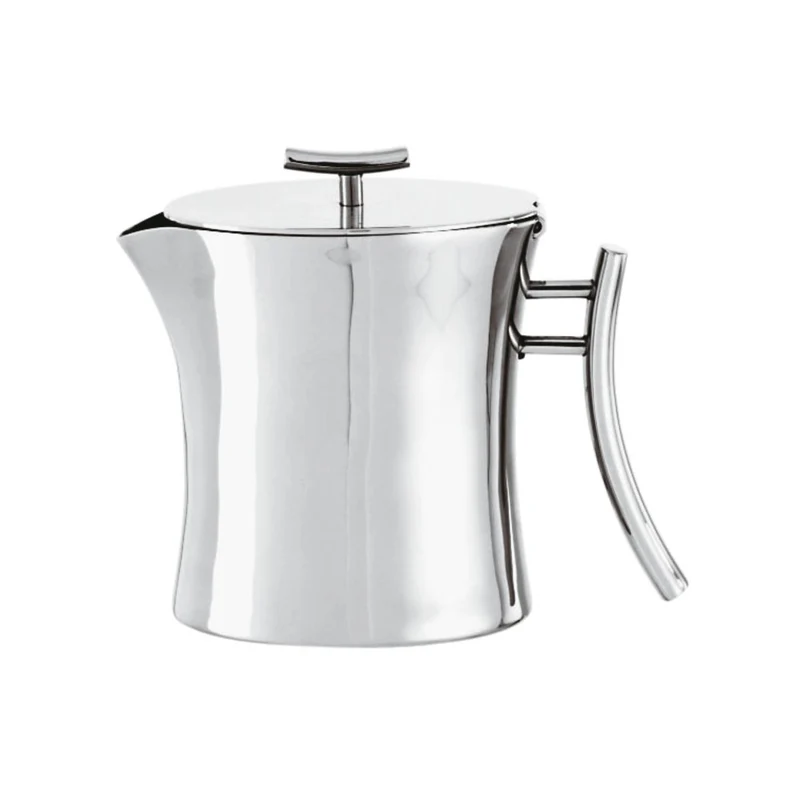 1 Lt - Bamboo Teiera In Acciaio Inox