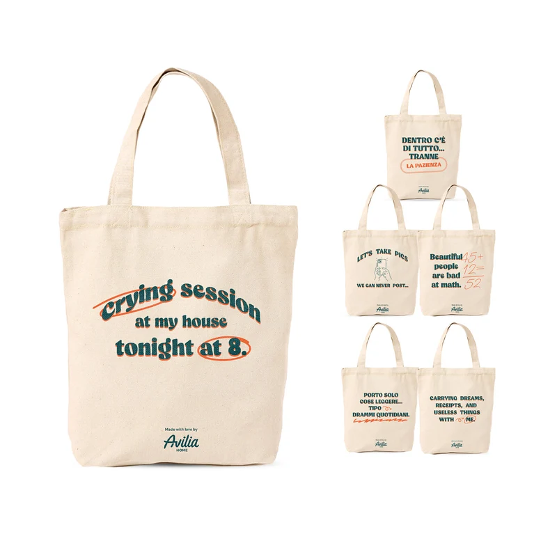 Tote Bag Riutilizzabile 35x40 cm in Cotone e Poliestere