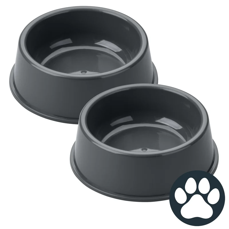 Set da 2 ciotole per cani e gatti