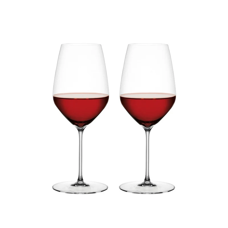 67.9 cl - Hi-Lite Calice Vino Rosso Bordeaux In Vetro Cristallino - Set 2 Pz