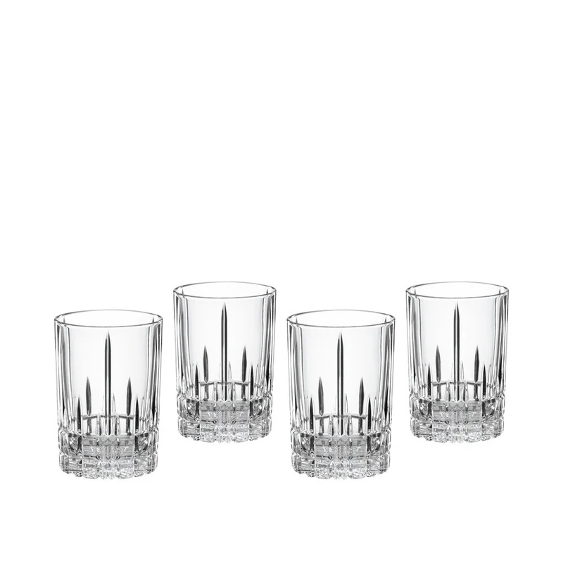 24 cl - Perfect Serve Collection Bicchiere Cocktail Long Drink In Vetro Cristallino - Set 4 Pz