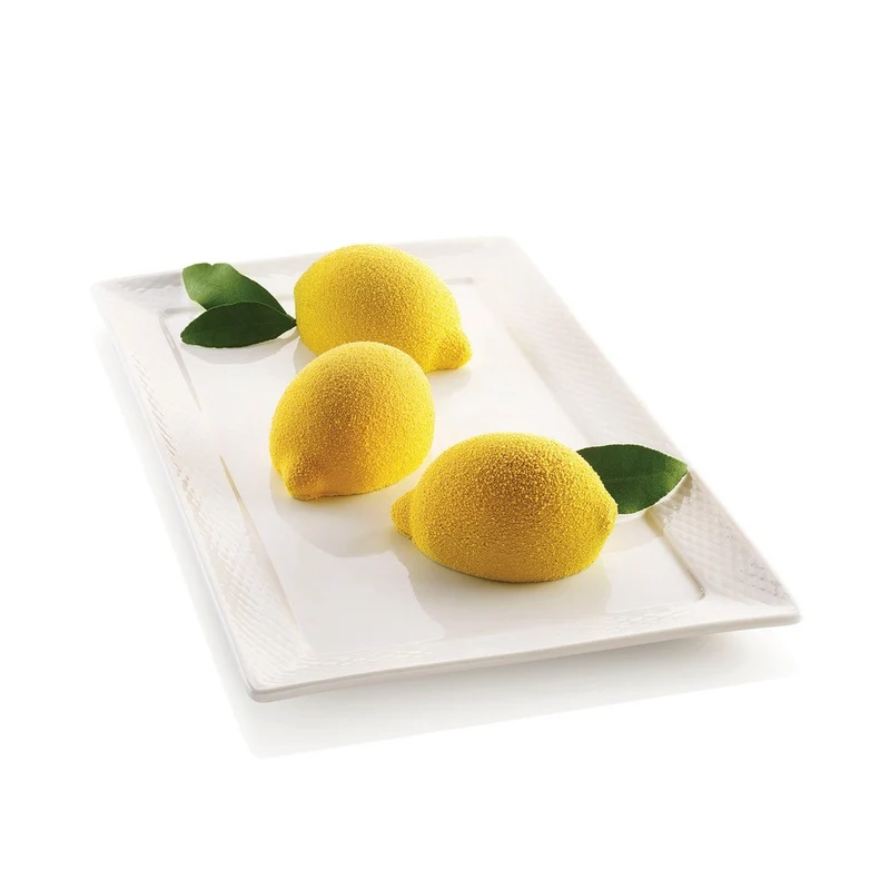 6 Forme - Delizia Al Limone Stampo Dolci Frutta Realistica In Silicone Cutter Incluso