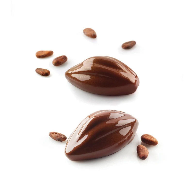 6 Forme - Cacao 120 Stampo Dolci Frutta Realistica In Silicone Cutter Incluso