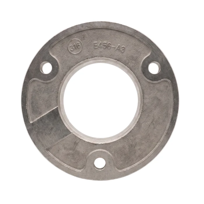 Base Anclaje Suelo Pasamanos AISI 316 para Tubo 43mm