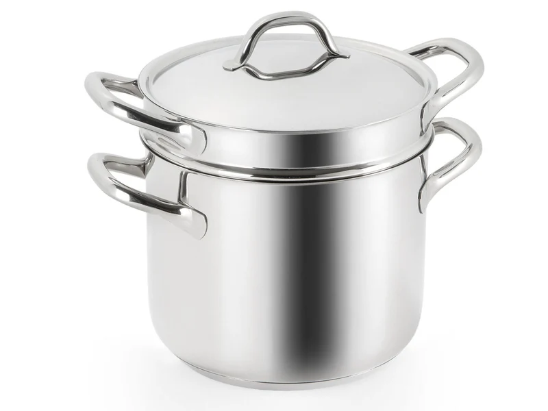 BARAZZONI Pasta-Topf CHEF LINE Edelstahl 22 cm 6 Liter Spaghetti-Topf