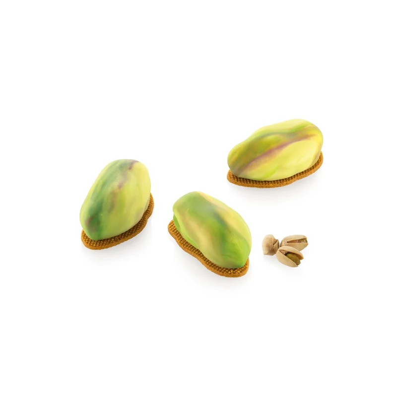 12 Forme - Pistacchio 30 Stampo Dolci Frutta Realistica In Silicone Cutter Incluso