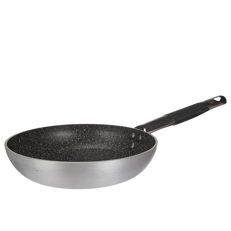Effetto Pietra Padella Bassa Svasata Antiaderente Infinity In Alluminio Con Manico Cool