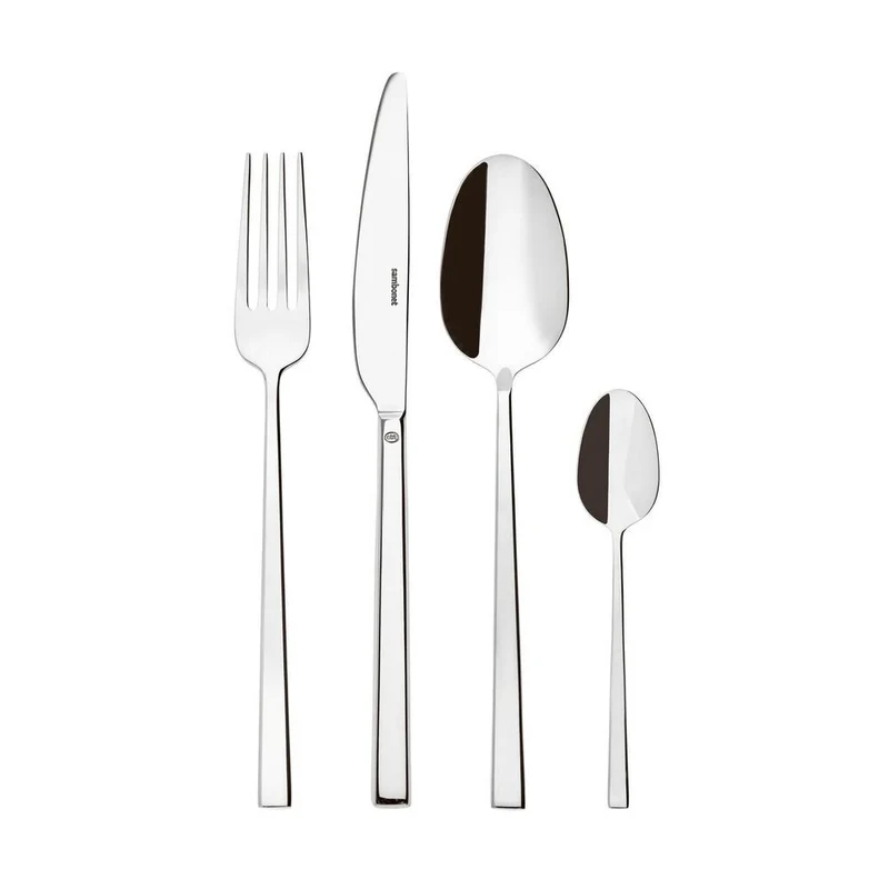 Rock Servizio Posate In Acciaio Inox - Set 24 Pz