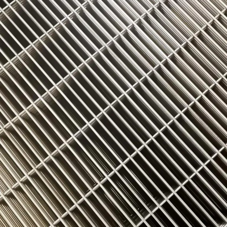 Panel de malla electrosoldada en acero inoxidable A304 2000x1000x2,85 Luz 20x80