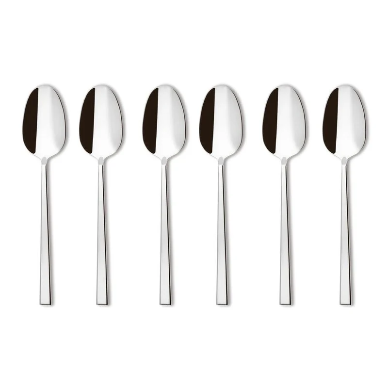 Rock Cucchiaini Tè In Acciaio Inox - Set 6 Pz