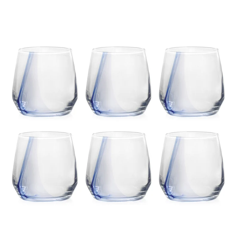 37 cl - Breeze Bicchiere Acqua In Vetro - Set 6 Pz