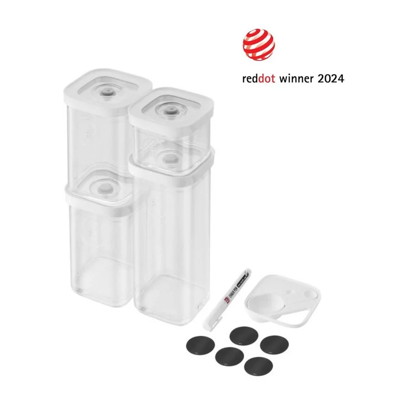 Fresh & Save Cube Set Contenitori Sottovuoto In Plastica - Set 6 Pz