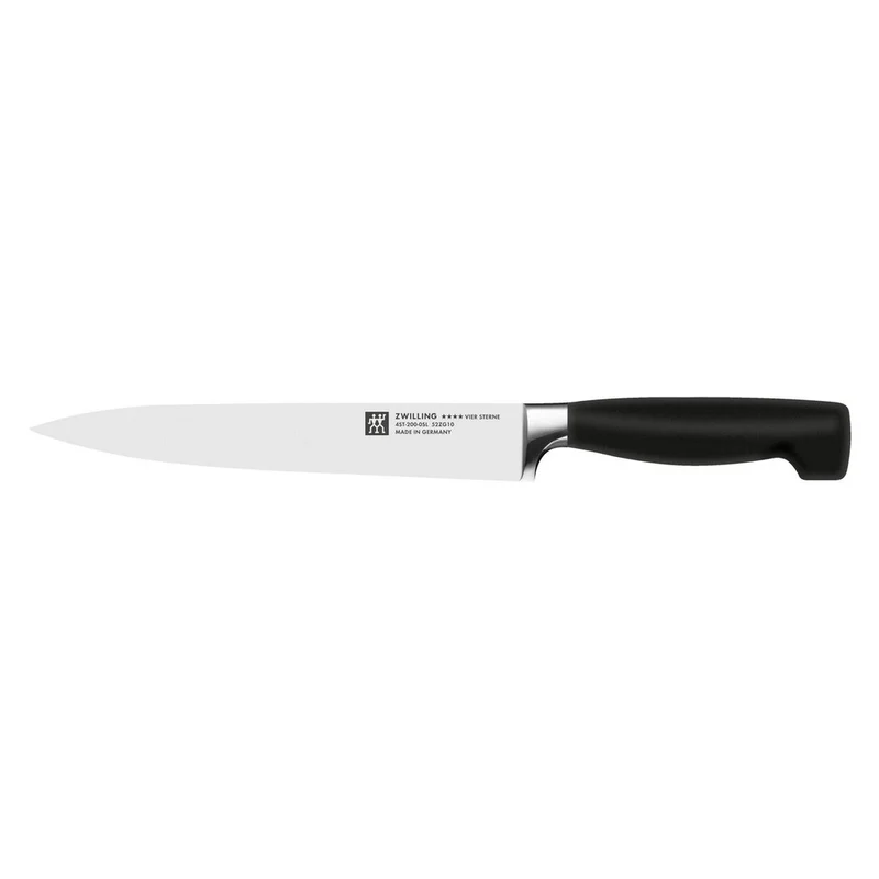 20 cm - 4 Stars Coltello Carne Liscio In Acciaio Inox