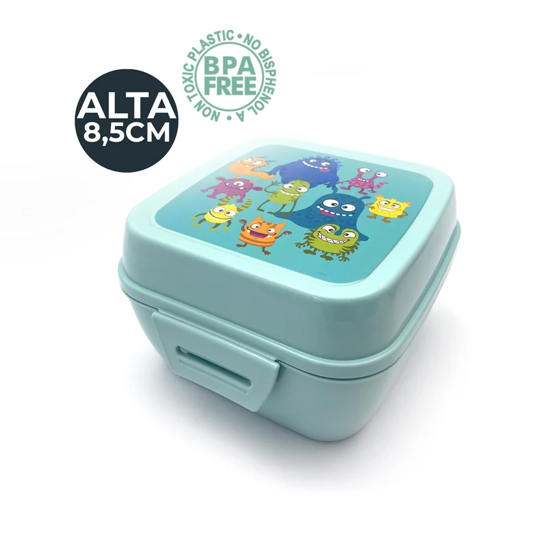 Lunch box porta merenda, quadrato