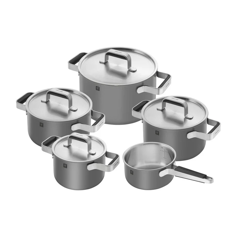 Pure Set Pentole e Padelle In Acciaio Inox 18/10