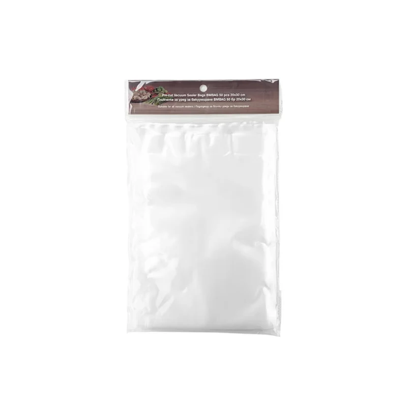 Buste Sottovuoto Pretagliate Per Alimenti Set da 50 20x30cm