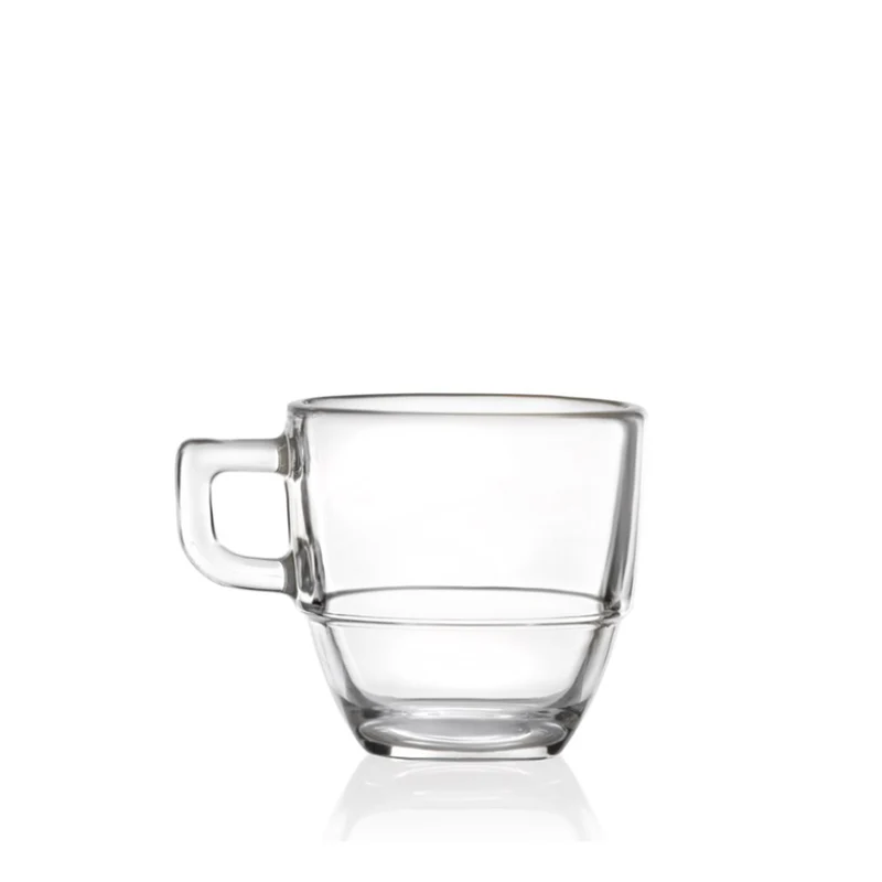 12 cl - Caffè Moka Tazzina Caffè In Vetro - Set 6 Pz