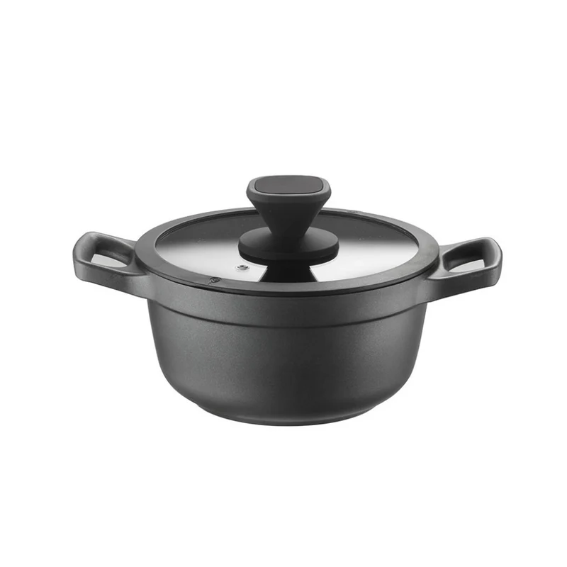 Pro Casseruola Alta Con Coperchio In Alluminio Antiaderente