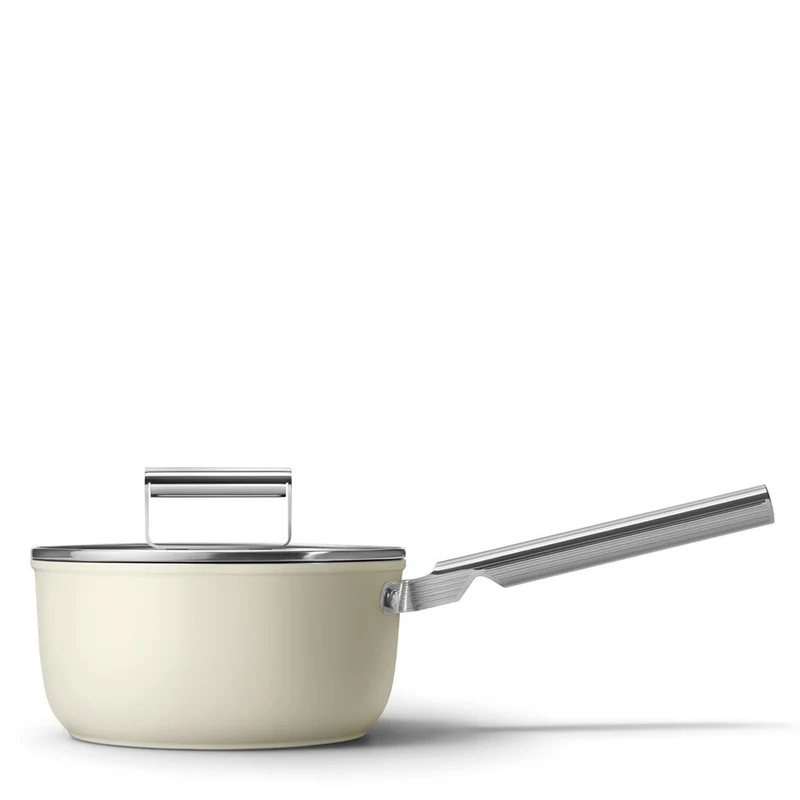 20 cm - Cookware Casseruola Alta Con Manico Antiaderente Ceramico In Alluminio Con Coperchio