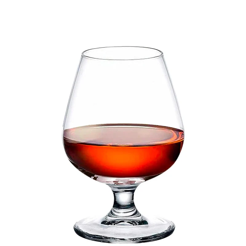 25 cl - Globo Calice cognac In Vetro - Set 12 Pz