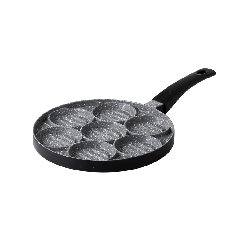 Padella A 7 Cerchi Per Hamburger 26cm