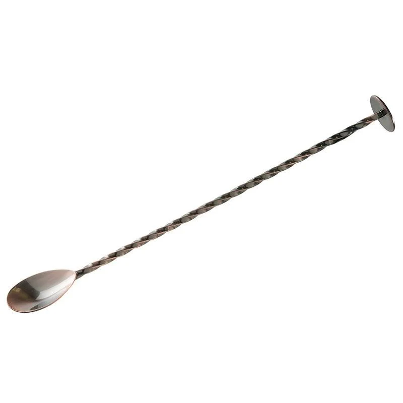 27 cm - Bar Happy Hour Bar Spoon In Acciaio Inox