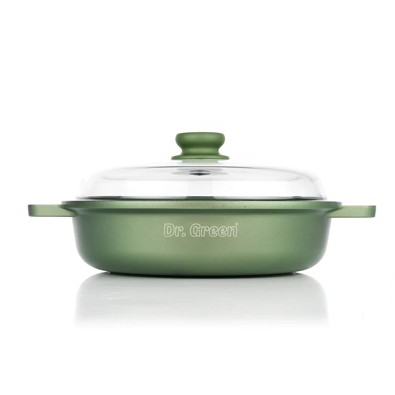 24 cm - Dr.Green Stone Tegame Antiaderente In Alluminio