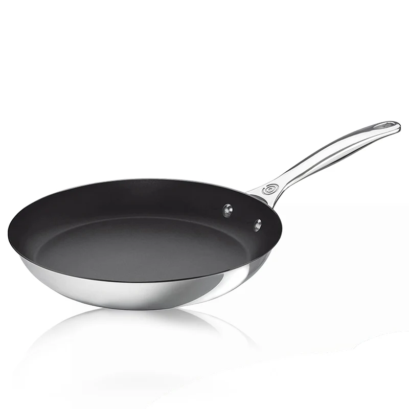 Padella Bassa Antiaderente In Acciaio Inox