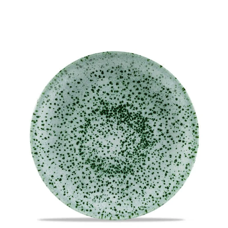 26 cm - Studio Prints Mineral Green Piatto Piano In Porcellana Vetrificata