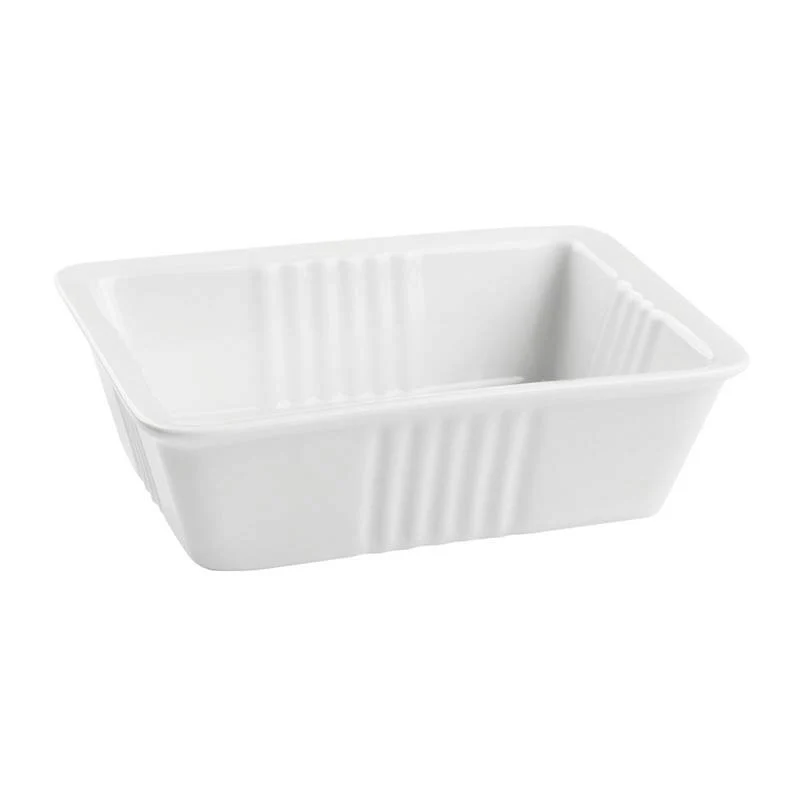 13x10 cm - Finger Food Vaschetta Patatine In Porcellana