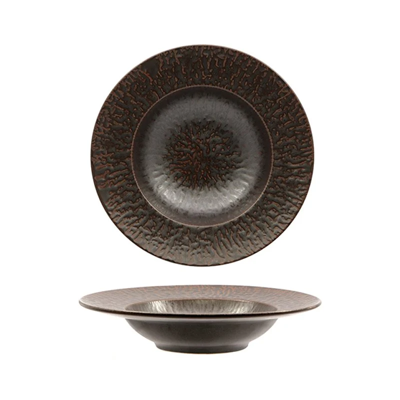 27 cm - Taal Piatto Pasta In Stoneware - Set 4 Pz