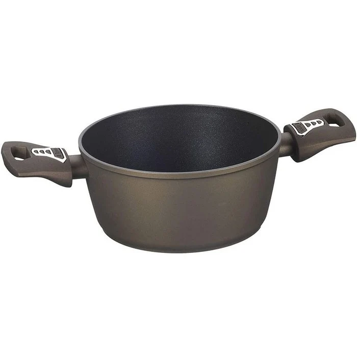 Casseruola in alluminio antiaderente 2 manici 20 cm - Diamantea