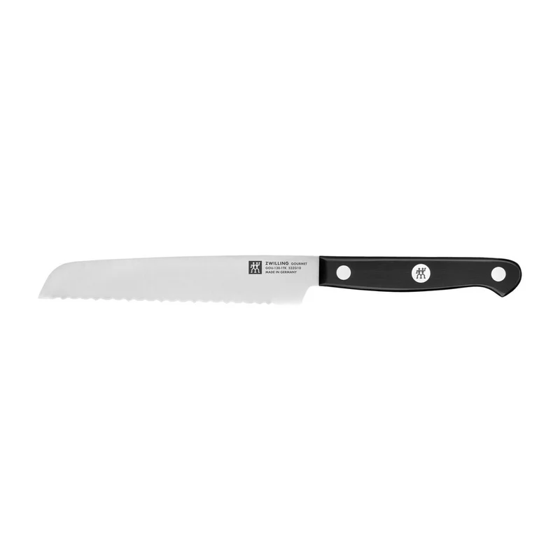 13 cm - Gourmet Coltello Universale Seghettato In Acciaio Inox