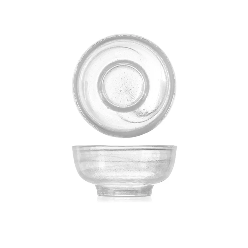 10.5 cm - Alabastro Coppa Dessert Macedonia In Vetro - Set 6 Pz