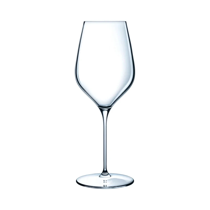 38 cl - Mylla Calice Vino Bianco Spumante Con Punti Perlage In Vetro - Set 6 Pz
