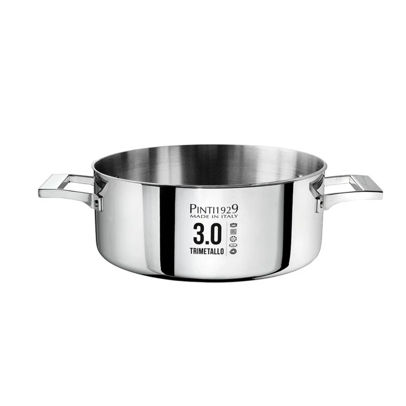 3.0 Casseruola Bassa Induzione In Trimetallo