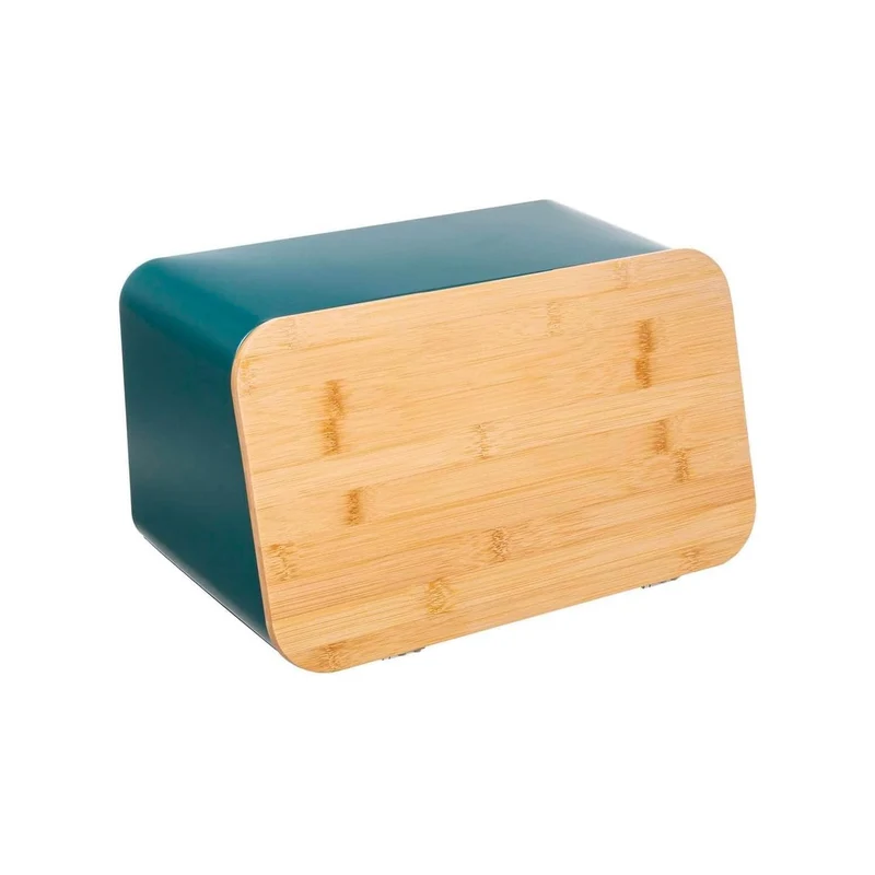 Scatola E Tagliere Per Il Pane Da 37cm Blu Petrolio