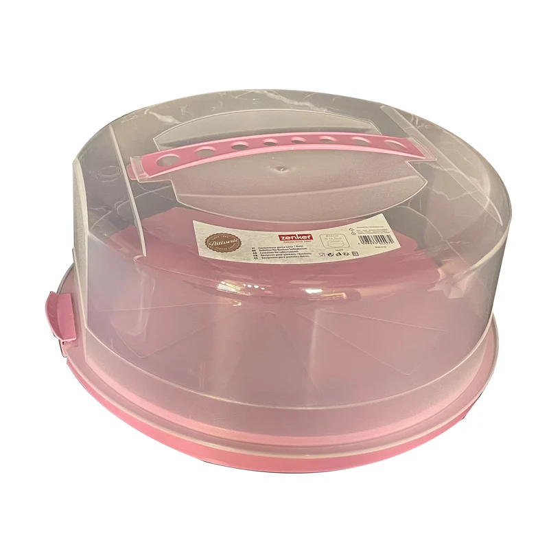 Porta Torta rotondo in plastica, diametro 34 cm