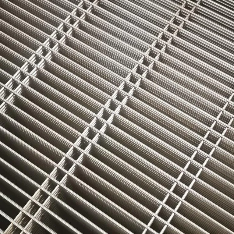 Panel de malla electro soldada en acero inoxidable A304 2000x1040x2,85 Luz 105x15