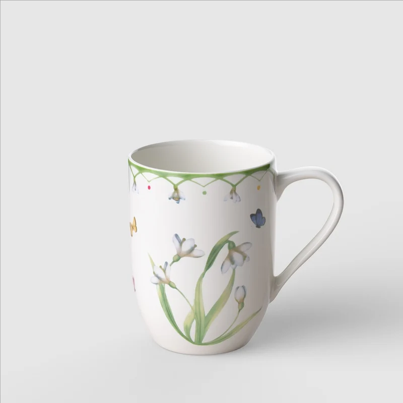 29 cl - Colorful Spring Tazza Mug Con Manico In Porcellana Premium - Set 6 Pz