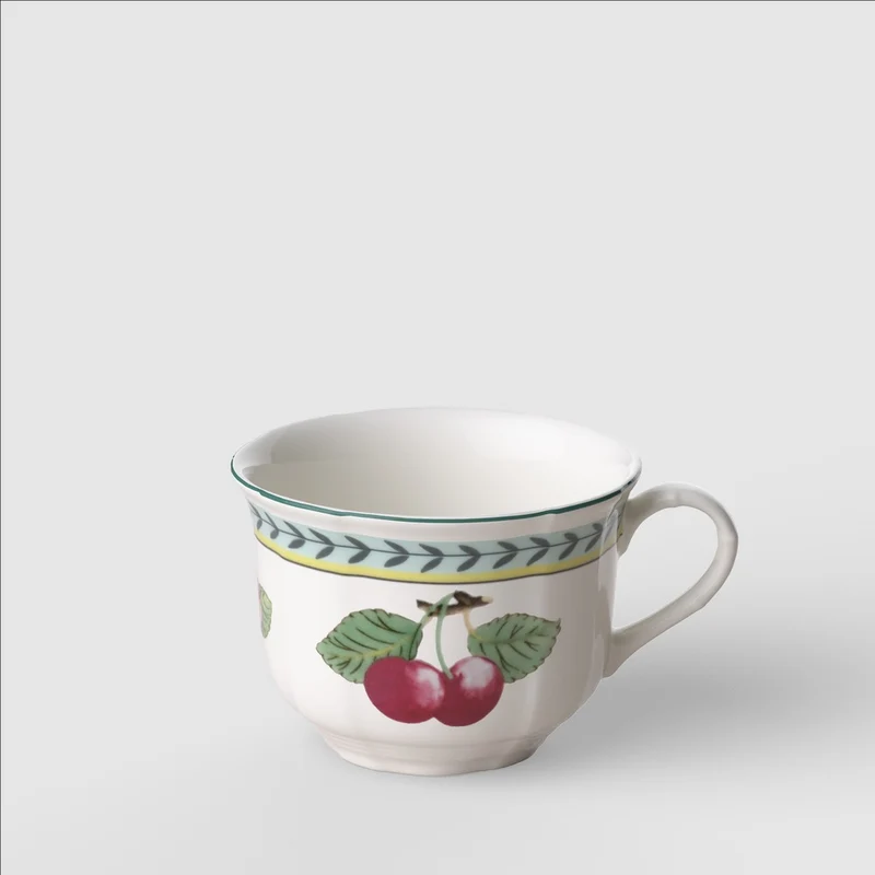 26 cl - French Garden Fleurence Tazza Cappuccino In Porcellana Premium - Set 6 Pz