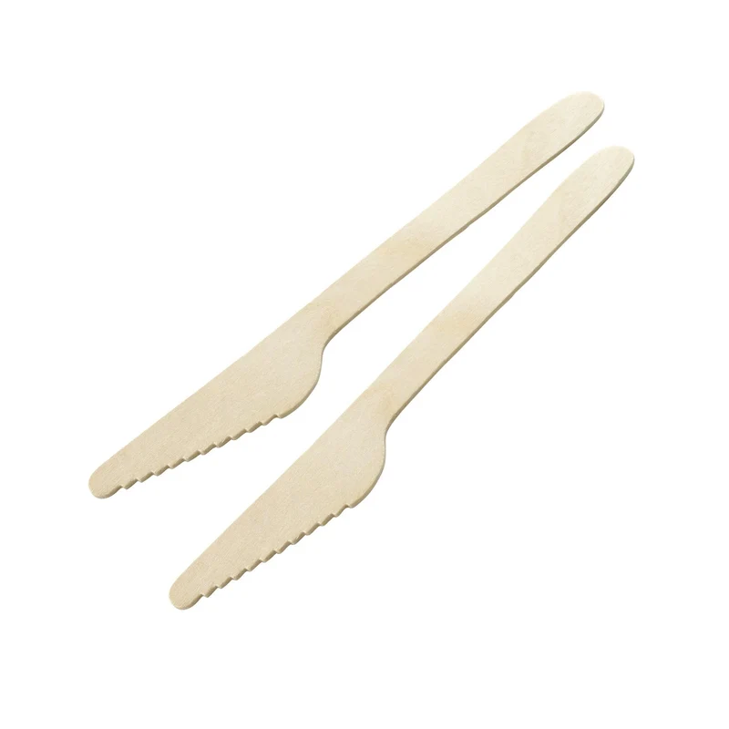 Coltellini in legno FSC biodegradabili, 30 pz